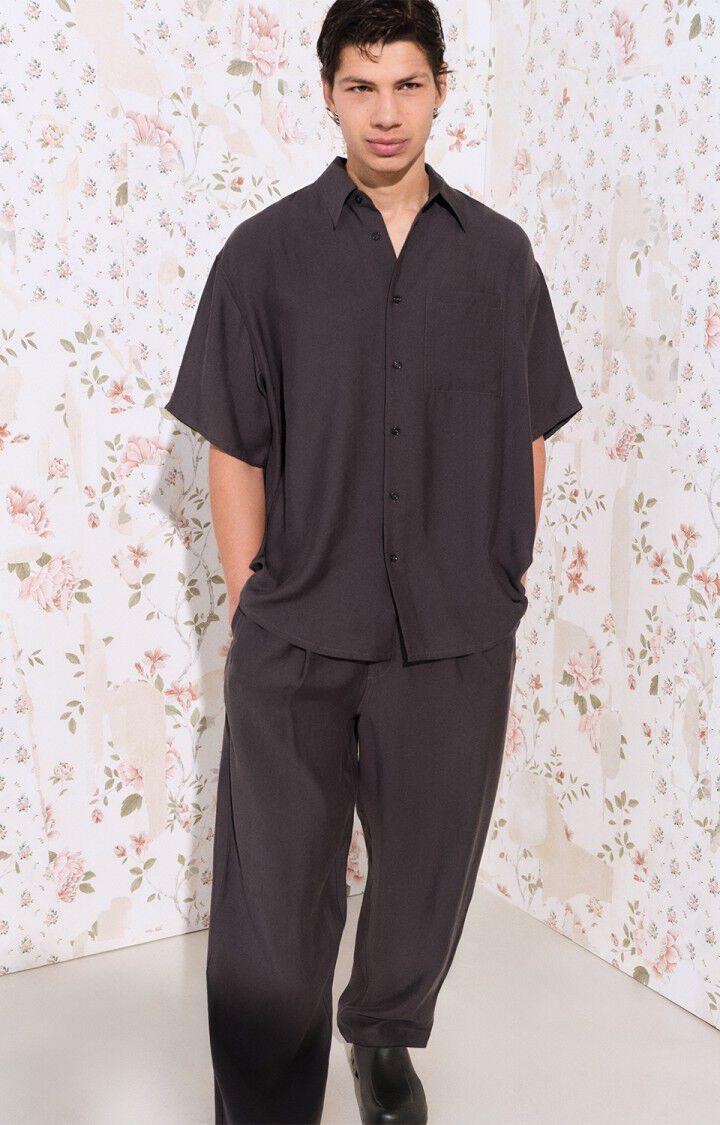 American Vintage Ysoli Kurzarmhemd Herren schwarz